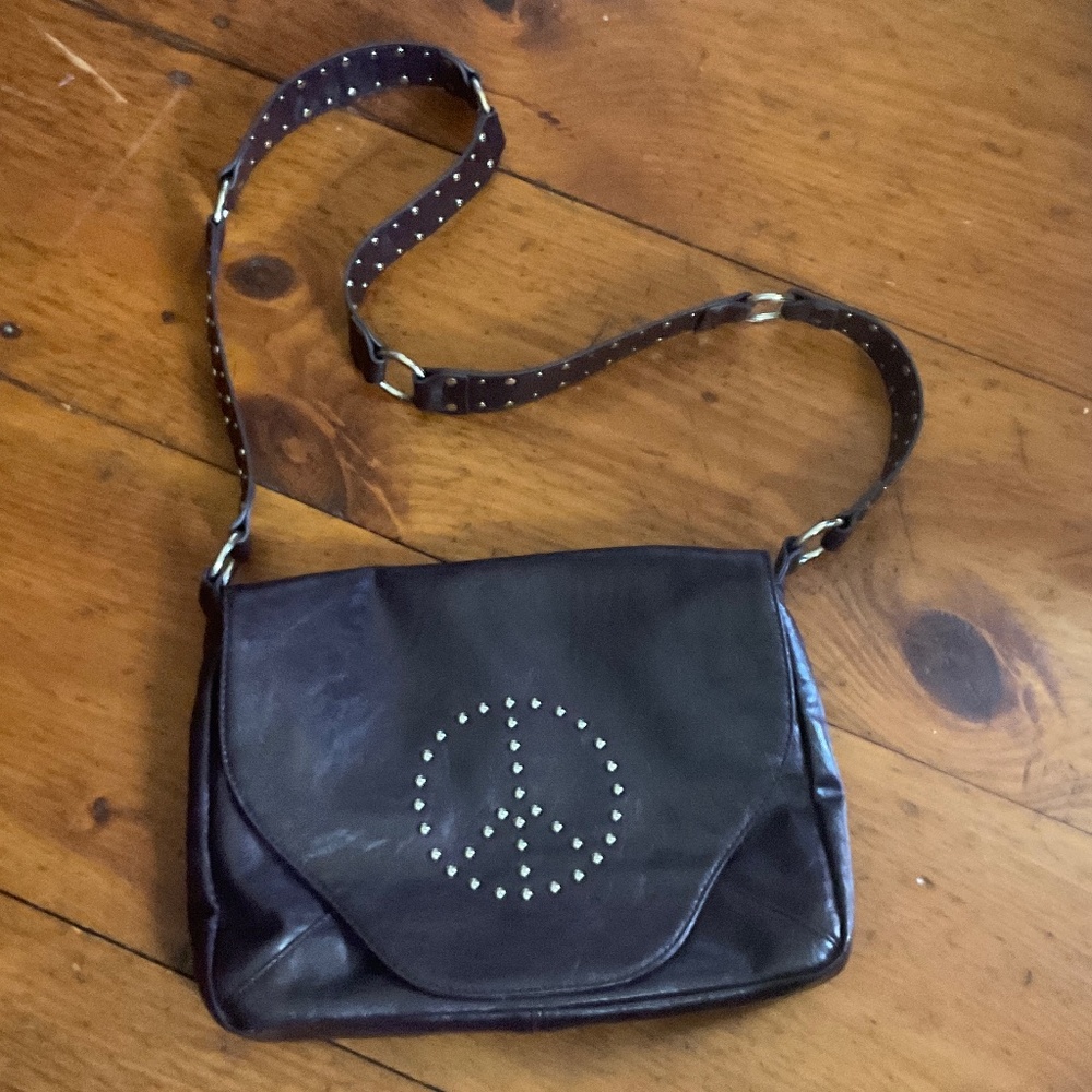 Susan Nichole PEACE Vegan leather handbag